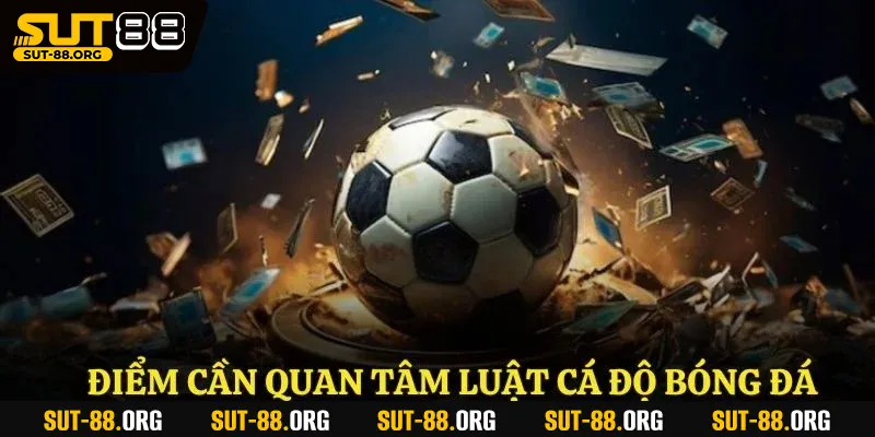 Điểm cần quan tâm trong luật cá độ bóng đá