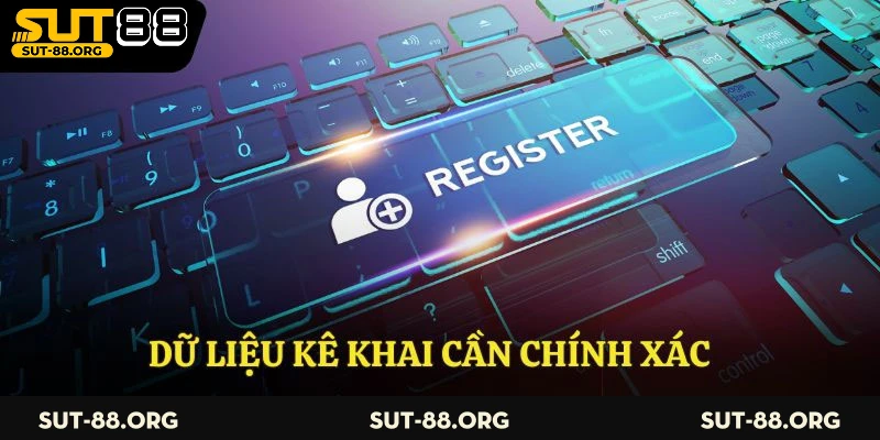 Cần điền thông tin chính xác